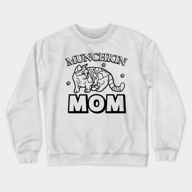 Munchkin Cat Mom Crewneck Sweatshirt by soulfulprintss8